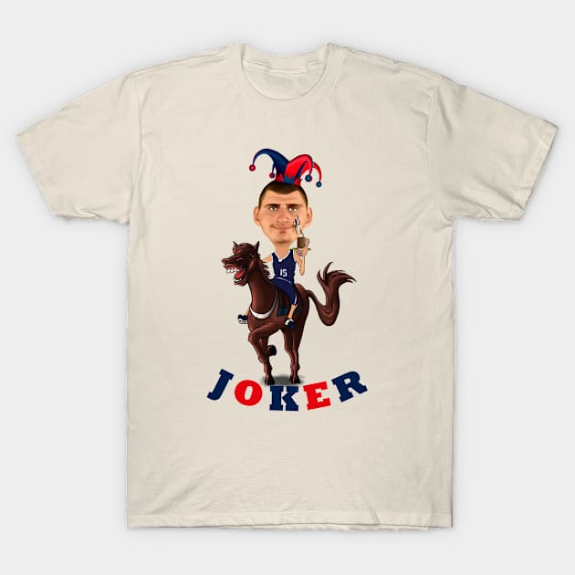 Caricature of Nikola Jokic T-Shirt by Ovibos